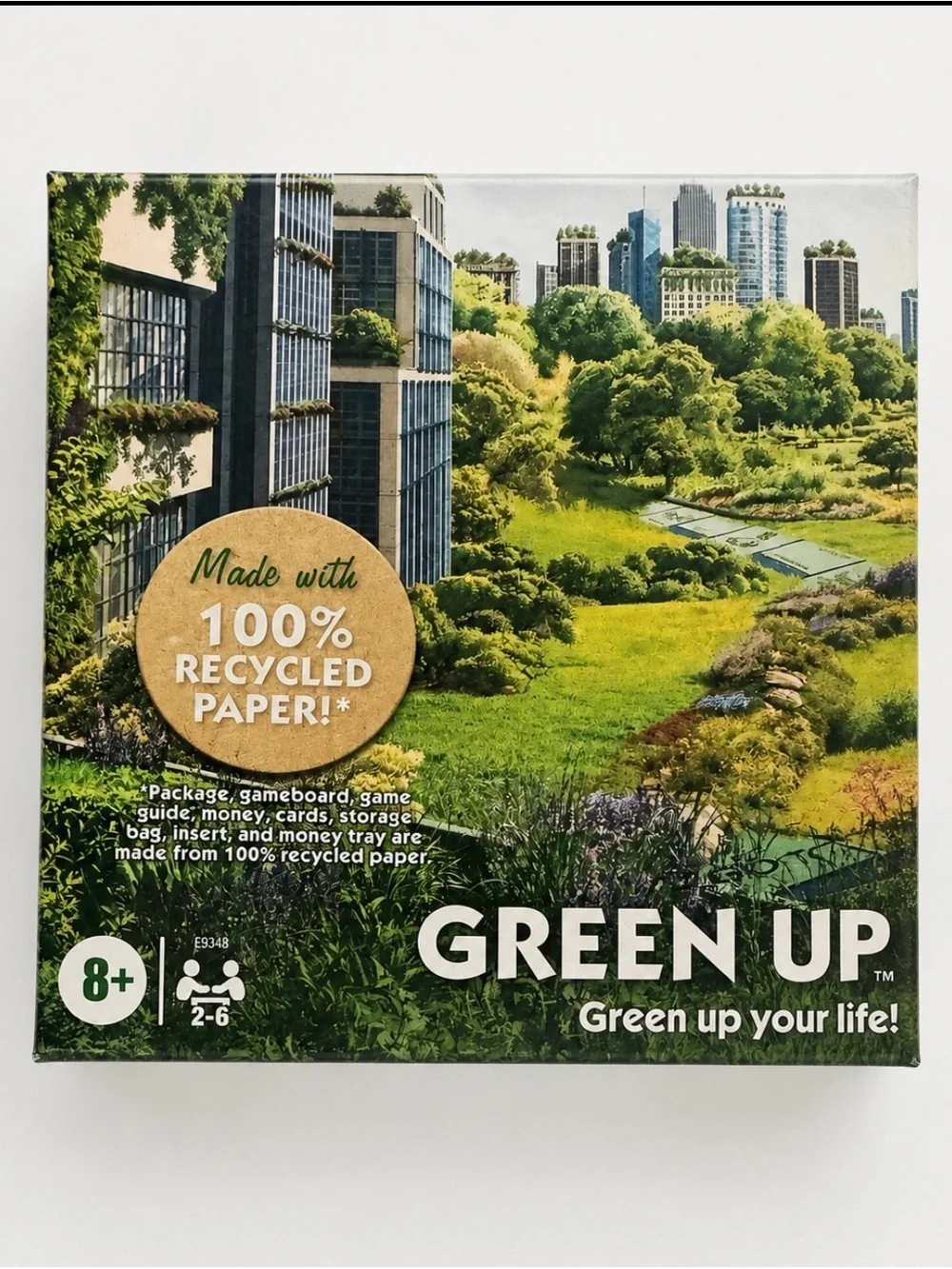 Monopoly Go Green Eco-Friendly Board Game Hasbro Parker Brothers 2–6 Players